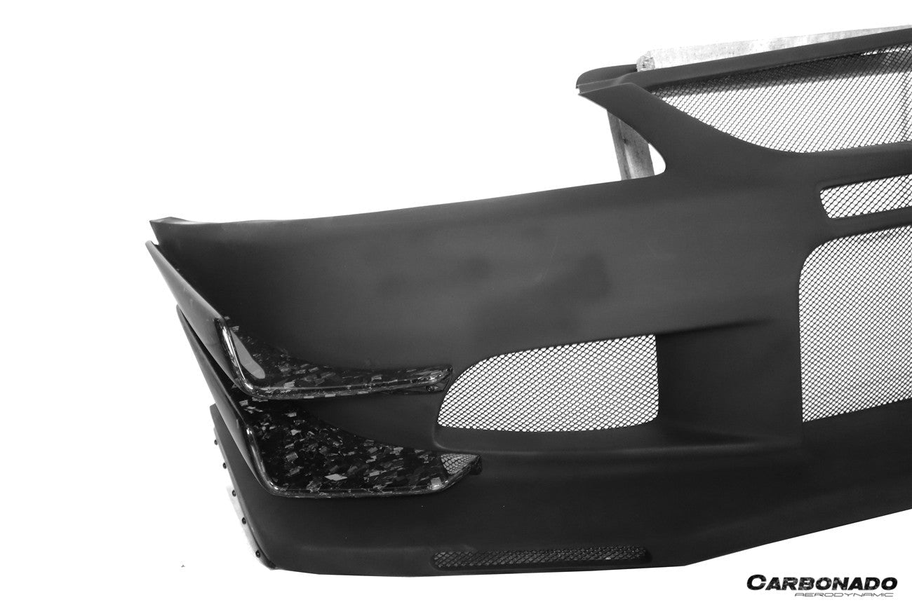Carbonado VTC Style Front Bumper | 2003-2006 Mitsubishi Evo 7/8/9