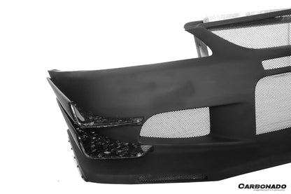 Carbonado VTC Style Front Bumper | 2003-2006 Mitsubishi Evo 7/8/9