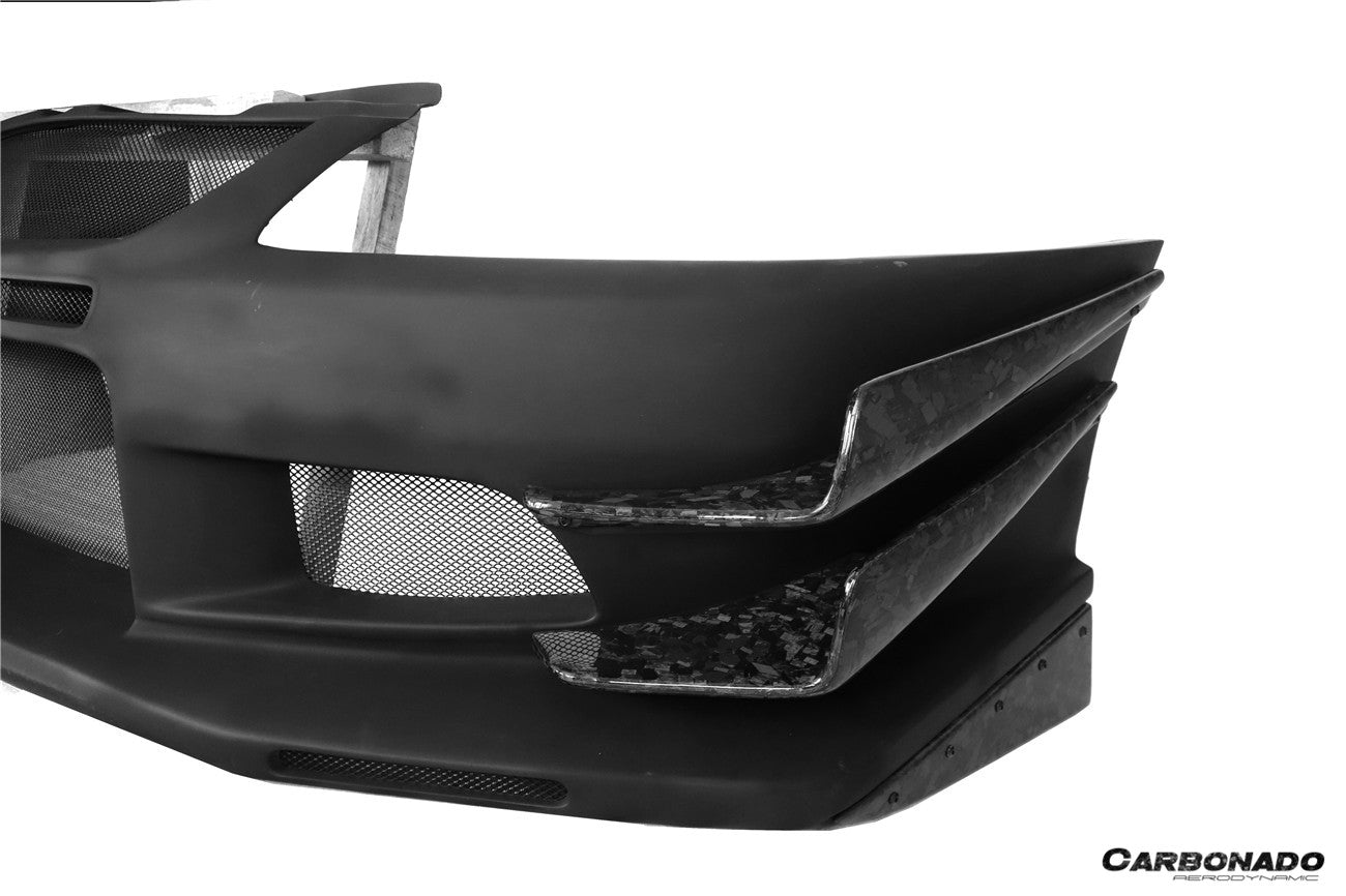 Carbonado VTC Style Front Bumper | 2003-2006 Mitsubishi Evo 7/8/9