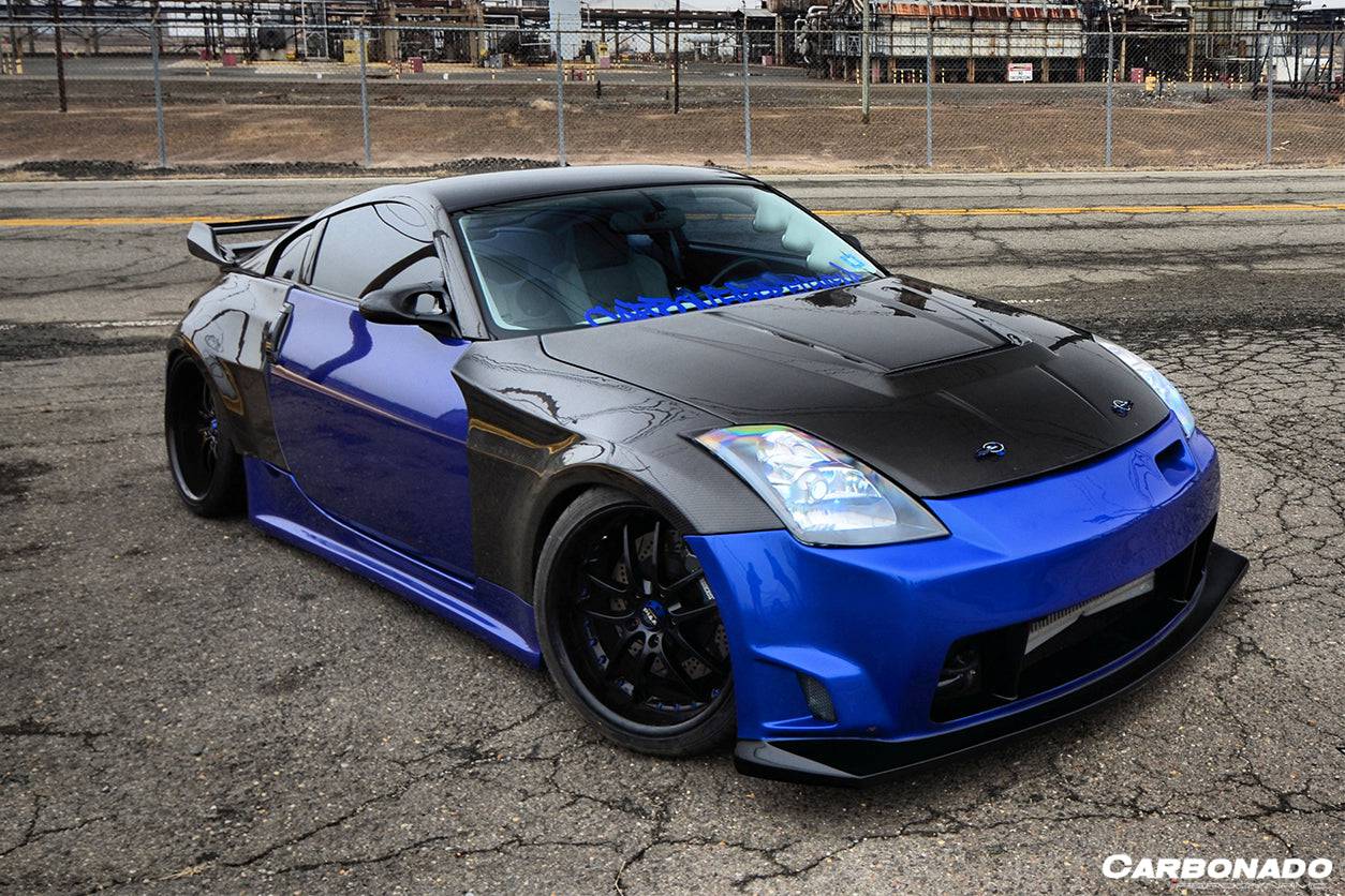 Carbonado DL Style Wide Fender Set | 2003-2008 Nissan 350Z