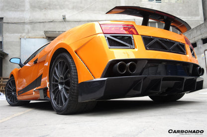 Carbonado VF Style Rear Bumper | 2004-2008 Lamborghini Gallardo, Gallardo SE, Superleggera