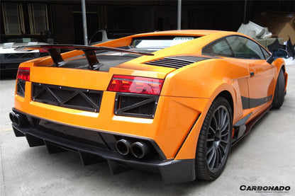 Carbonado VF Style Rear Bumper | 2004-2008 Lamborghini Gallardo, Gallardo SE, Superleggera