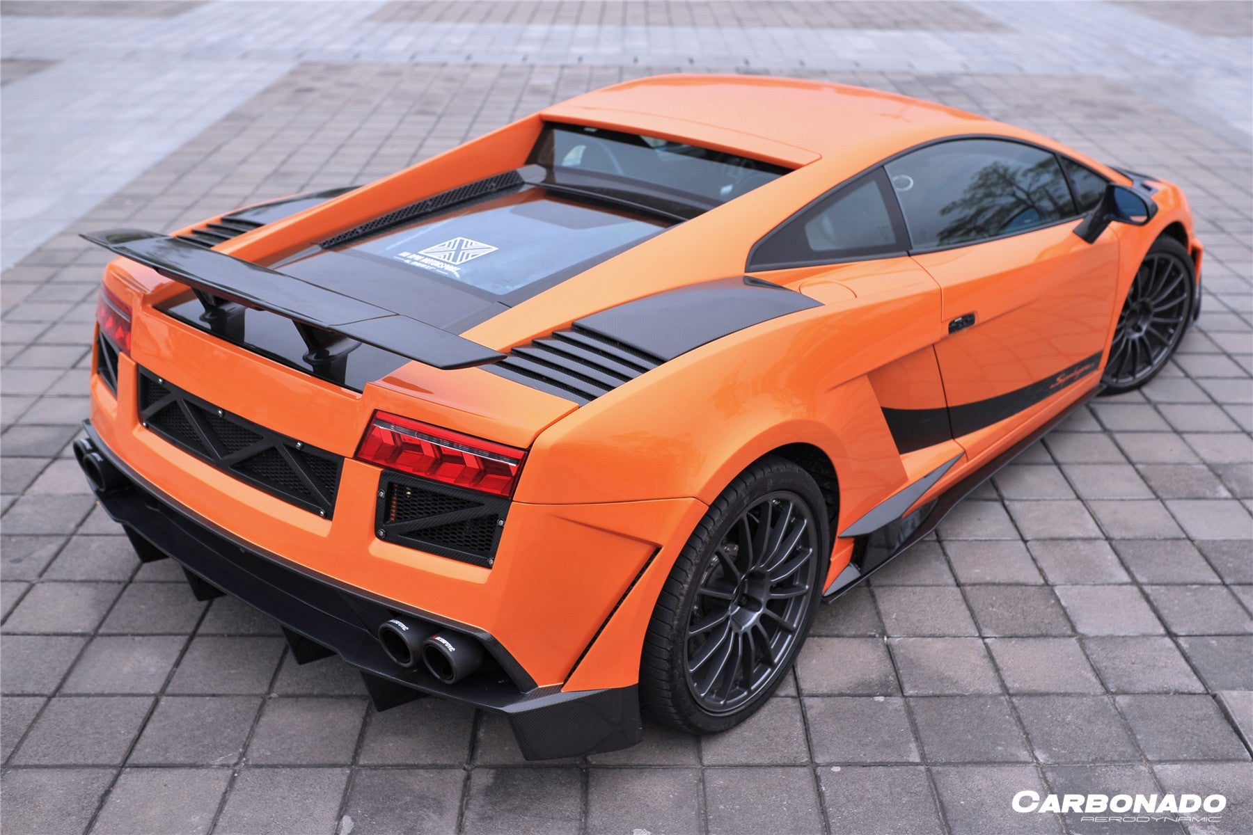 Carbonado VF Style Rear Bumper | 2004-2008 Lamborghini Gallardo, Gallardo SE, Superleggera