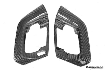 Manijas de puerta de fibra de carbono estilo OEM Lamborghini Gallardo Carbonado 2004-2014