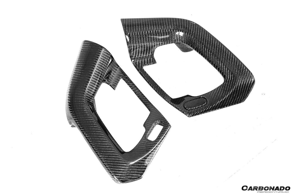 Manijas de puerta de fibra de carbono estilo OEM Lamborghini Gallardo Carbonado 2004-2014