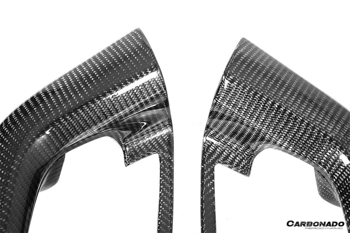 Manijas de puerta de fibra de carbono estilo OEM Lamborghini Gallardo Carbonado 2004-2014