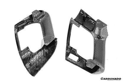 Manijas de puerta de fibra de carbono estilo OEM Lamborghini Gallardo Carbonado 2004-2014