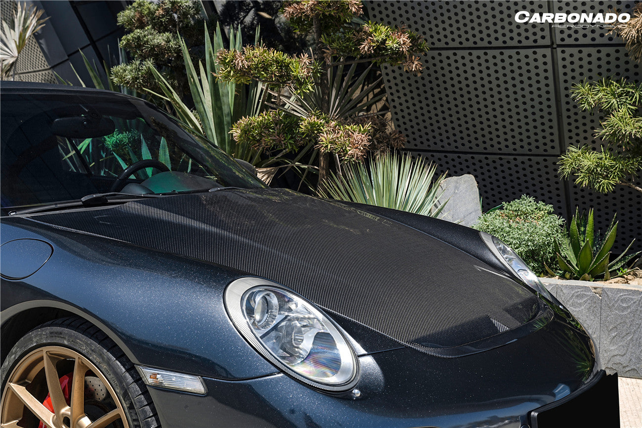 Carbonado 2005-2012 Porsche 987 Cayman    Boxster and 997 Carrera TA Style Hood