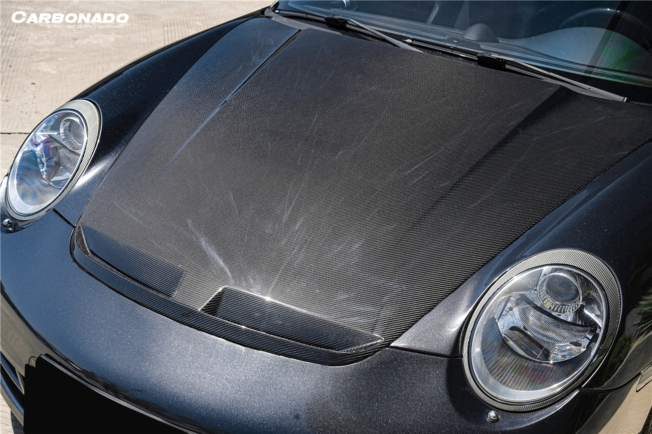 Carbonado 2005-2012 Porsche 987 Cayman    Boxster and 997 Carrera TA Style Hood