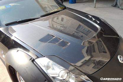 Carbonado 2006-2008 Nissan 350Z Bs Style Hood