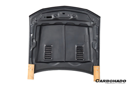 Carbonado 2007-2009 Ford Mustang GT500 Black Mamba BMC3 Style Hood
