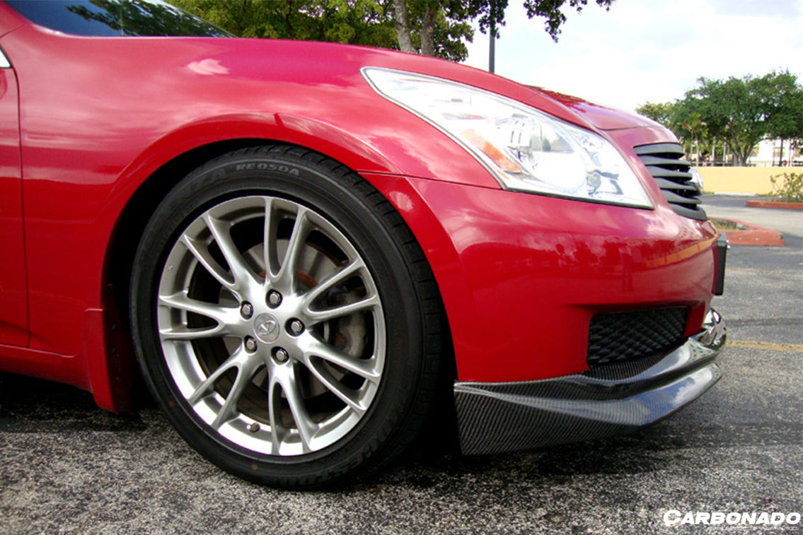 Carbonado 2007-2009 Infiniti G35 G37 Sedan JP Style Front Lip