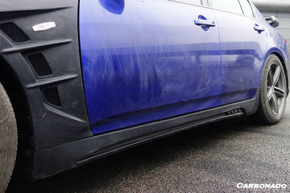 Carbonado 2007-2013 Infiniti G25 G35 G37 Sedan ELT Style Side Skirts