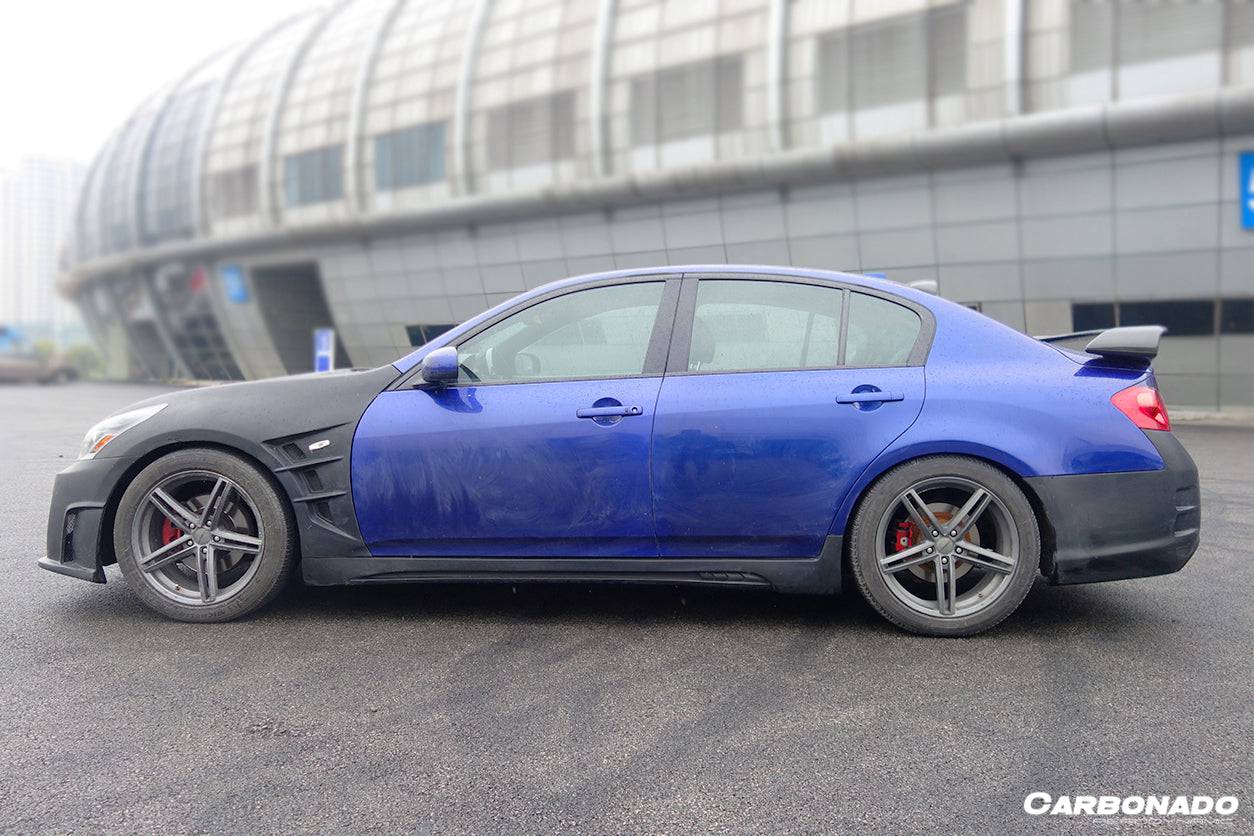 Carbonado 2007-2013 Infiniti G25 G35 G37 Sedan ELT Style Side Skirts
