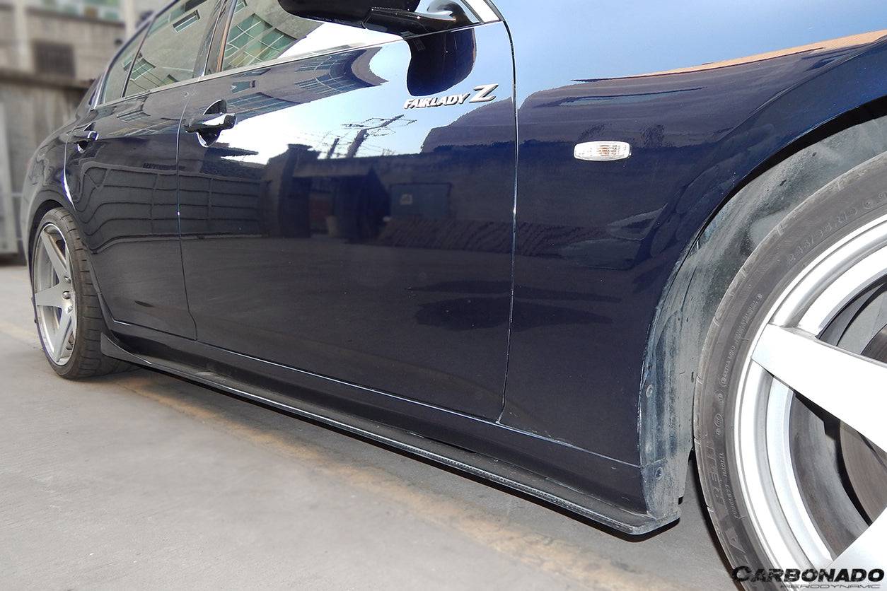 Carbonado 2007-2013 Infiniti G25 G35 G37 Sedan BS Style Side Skirts Under Board