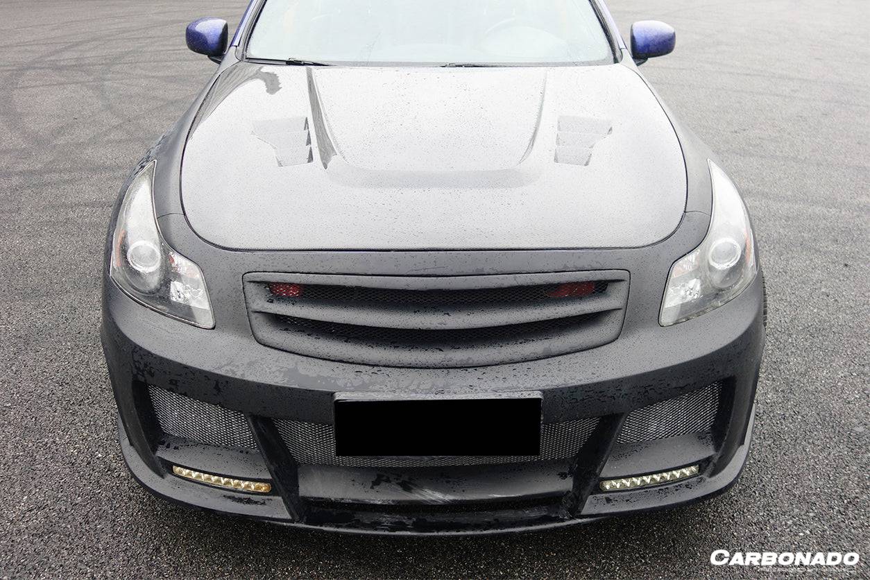 Carbonado 2007-2009 Infiniti G25 G35 G37 Sedan ELT Style Front Bumper