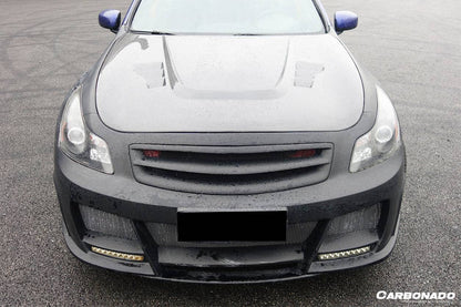 Carbonado 2007-2009 Infiniti G25 G35 G37 Sedan ELT Style Front Bumper