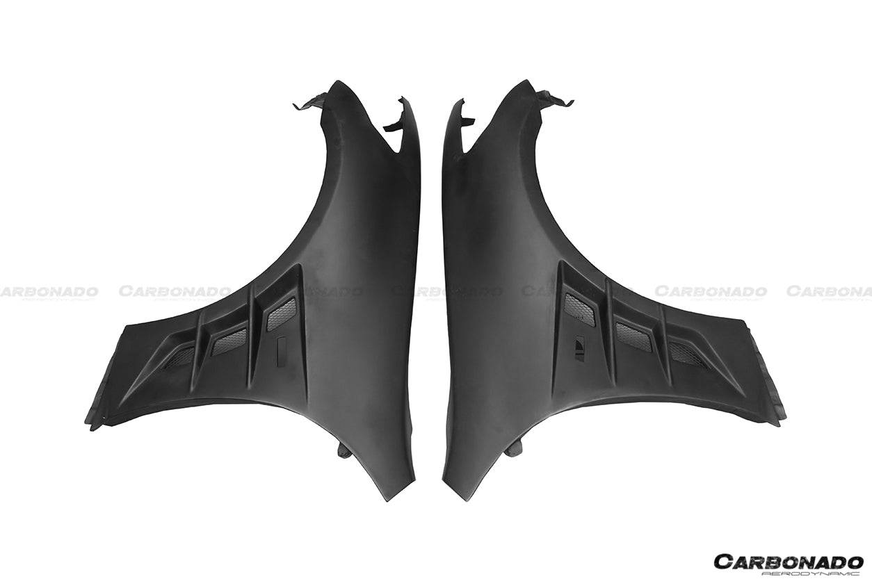 Guardabarros estilo ELT para Infiniti G25, G35 y G37 Sedán Carbonado 2007-2013