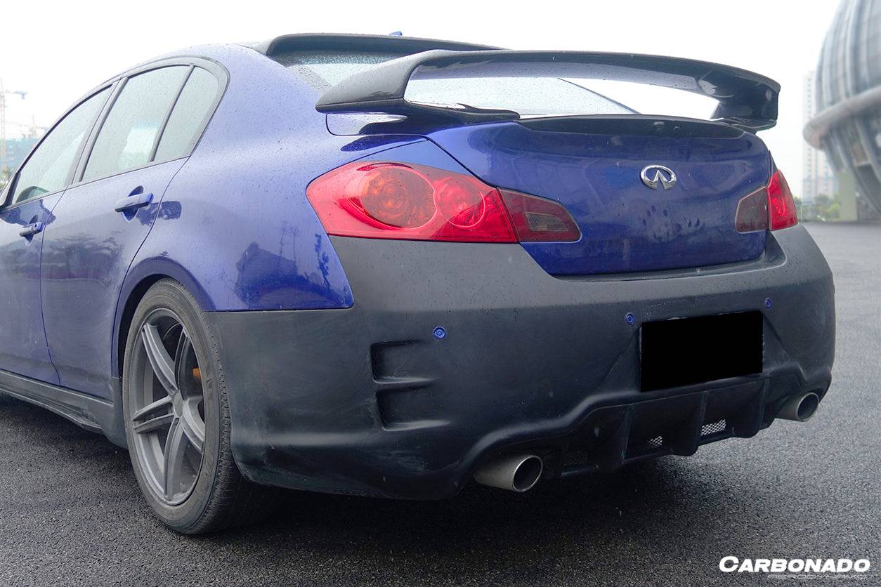 Carbonado 2007-2013 Infiniti G25 G35 G37 Sedan ELT Style Rear Bumper