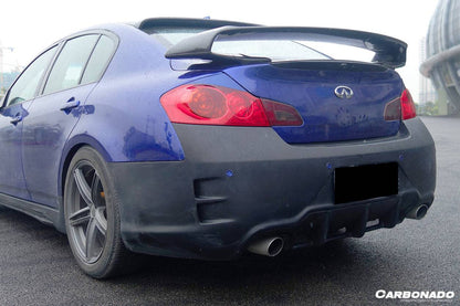 Carbonado 2007-2013 Infiniti G25 G35 G37 Sedan ELT Style Rear Bumper