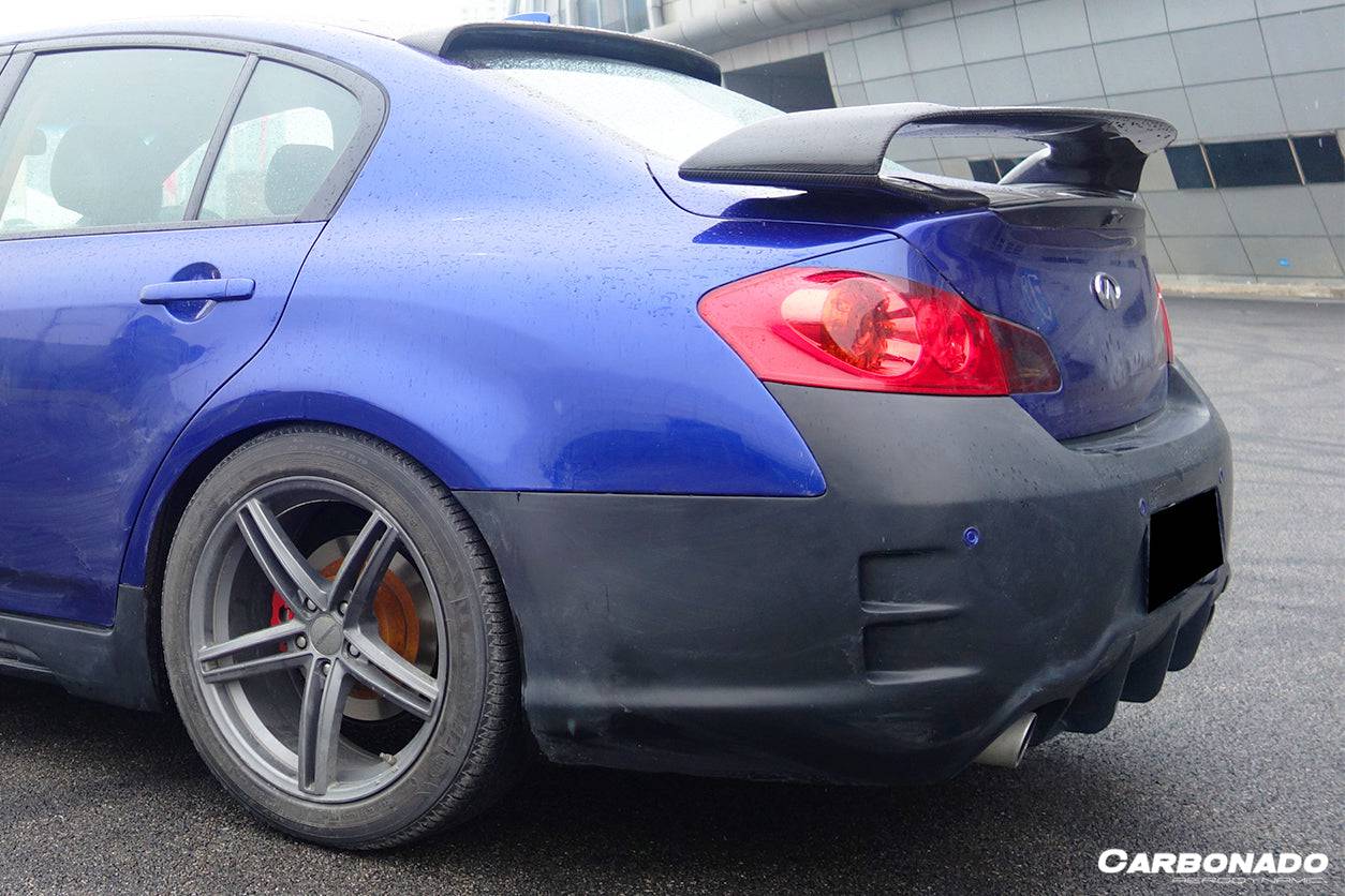 Carbonado 2007-2013 Infiniti G25 G35 G37 Sedan ELT Style Rear Bumper