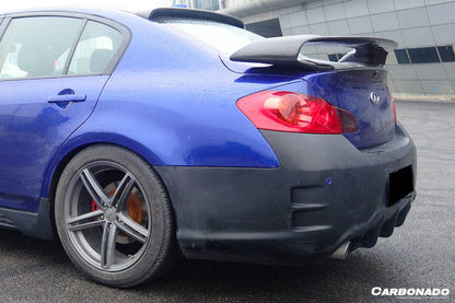 Carbonado 2007-2013 Infiniti G25 G35 G37 Sedan ELT Style Rear Bumper