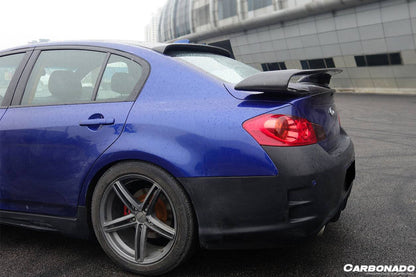 Carbonado 2007-2013 Infiniti G25 G35 G37 Sedan BS Style Roof Spoiler