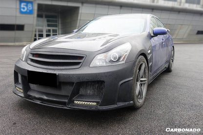 Carbonado 2007-2009 Infiniti G25 G35 G37 Sedan ELT Style Front Bumper
