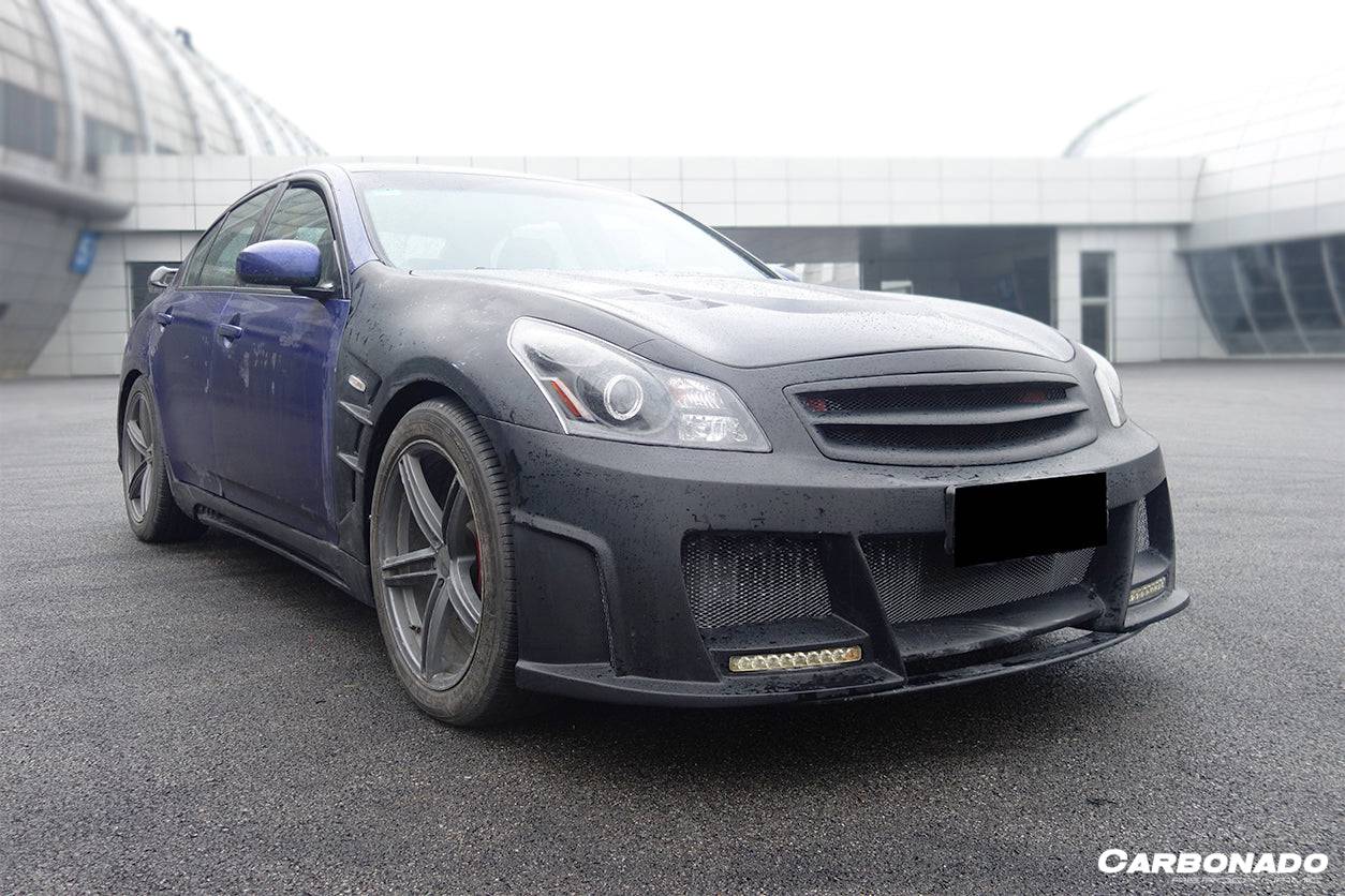 Carbonado 2007-2009 Infiniti G25 G35 G37 Sedan ELT Style Front Bumper