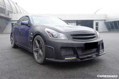 Carbonado 2007-2009 Infiniti G25 G35 G37 Sedan ELT Style Front Bumper