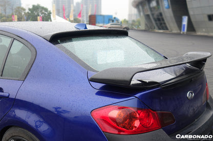 Carbonado 2007-2013 Infiniti G25 G35 G37 Sedan BS Style Roof Spoiler