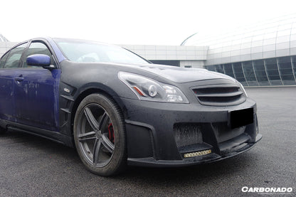 Carbonado 2007-2009 Infiniti G25 G35 G37 Sedan ELT Style Front Bumper