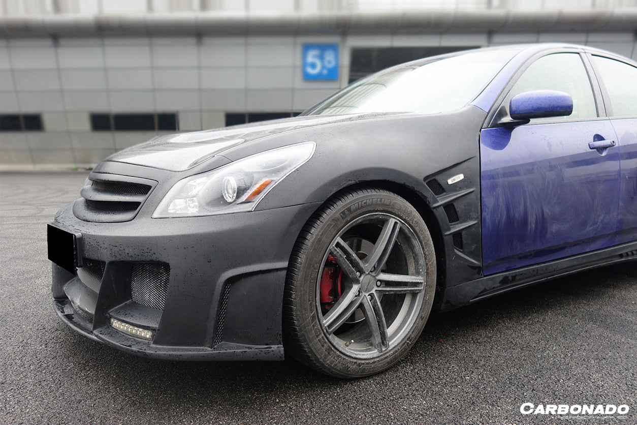 Carbonado 2007-2009 Infiniti G25 G35 G37 Sedan ELT Style Front Bumper