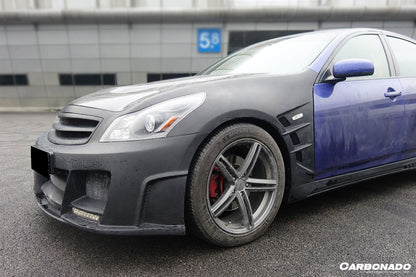 Carbonado 2007-2009 Infiniti G25 G35 G37 Sedan ELT Style Front Bumper