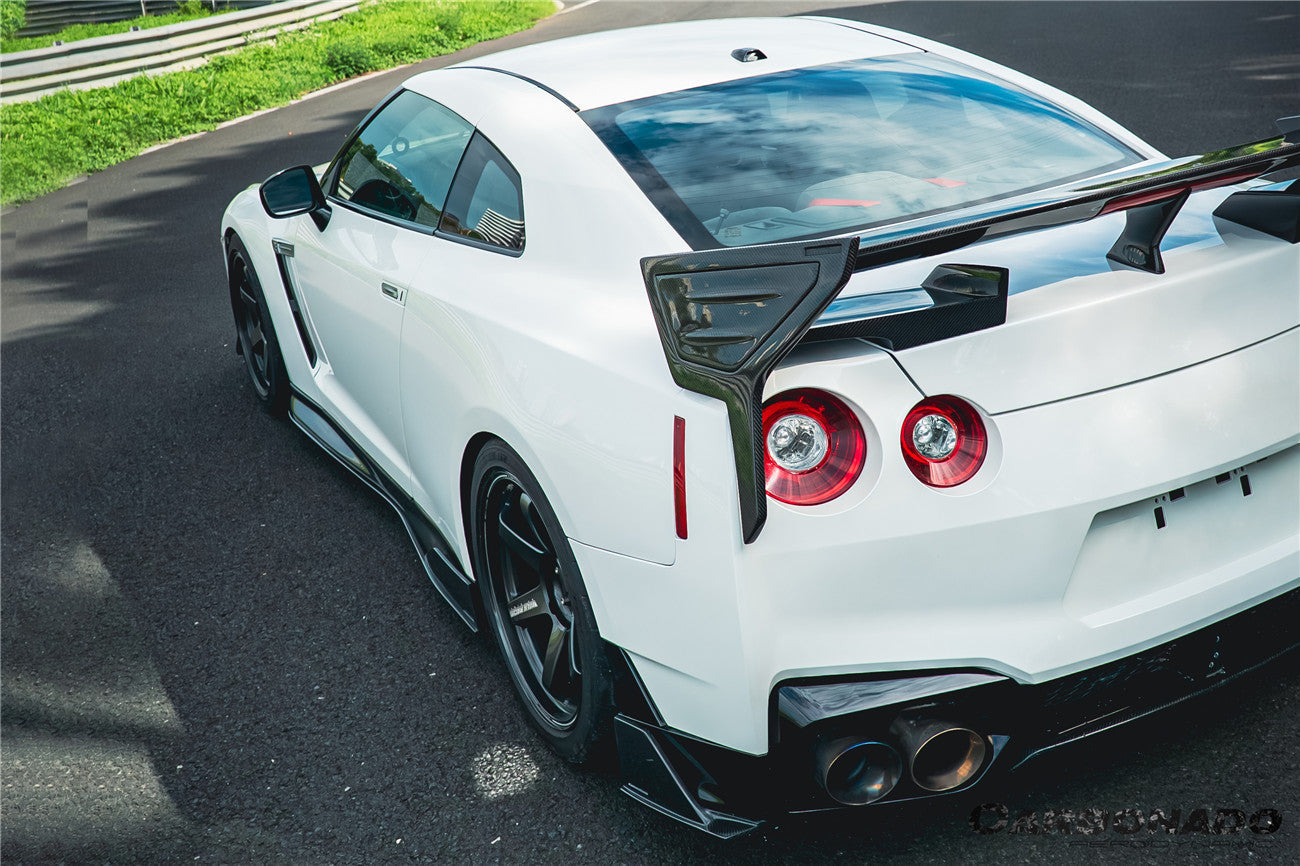 Carbonado 2007-2025 Nissan GTR R35 CBA DBA EBA VS Style Carbon Fiber Trunk Wing Spoiler