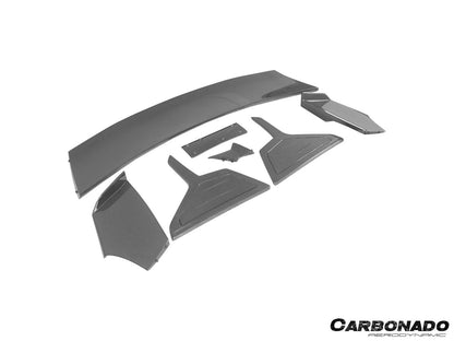 Carbonado 2007-2025 Nissan GTR R35 CBA DBA EBA VS Style Carbon Fiber Trunk Wing Spoiler