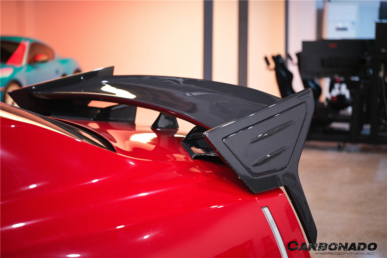 Carbonado 2007-2025 Nissan GTR R35 CBA DBA EBA VS Style Carbon Fiber Trunk Wing Spoiler