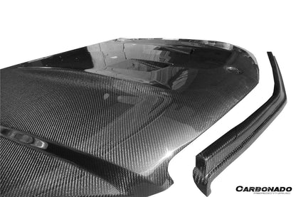 Carbonado 2008-2011 Mercedes Benz W204 C63 AMG BK Style HOOD
