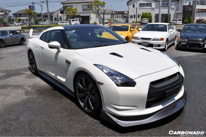 Carbonado AMS Style Carbon Fiber Front Lip | 2008-2011 Nissan GTR R35