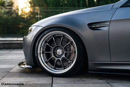 Carbonado 2008-2012 BMW M3 E90  E92  E93 GT4 Style Carbon Fiber Lip
