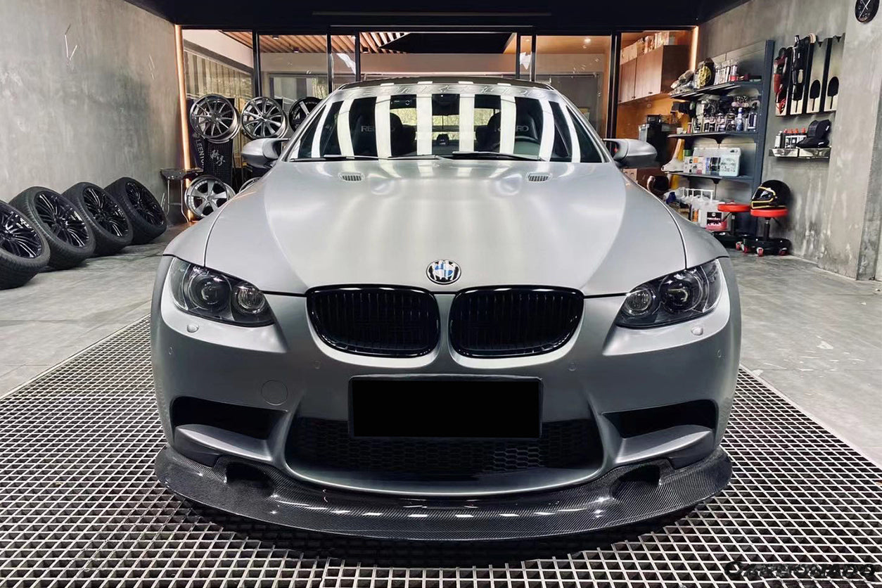 Carbonado 2008-2012 BMW M3 E90  E92  E93 GT4 Style Carbon Fiber Lip