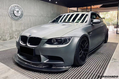 Carbonado 2008-2012 BMW M3 E90  E92  E93 GT4 Style Carbon Fiber Lip