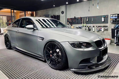 Carbonado 2008-2012 BMW M3 E90  E92  E93 GT4 Style Carbon Fiber Lip