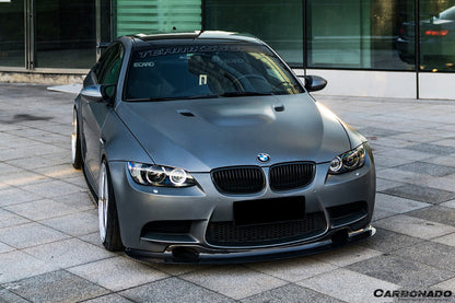 Carbonado 2008-2012 BMW M3 E90  E92  E93 GT4 Style Carbon Fiber Lip