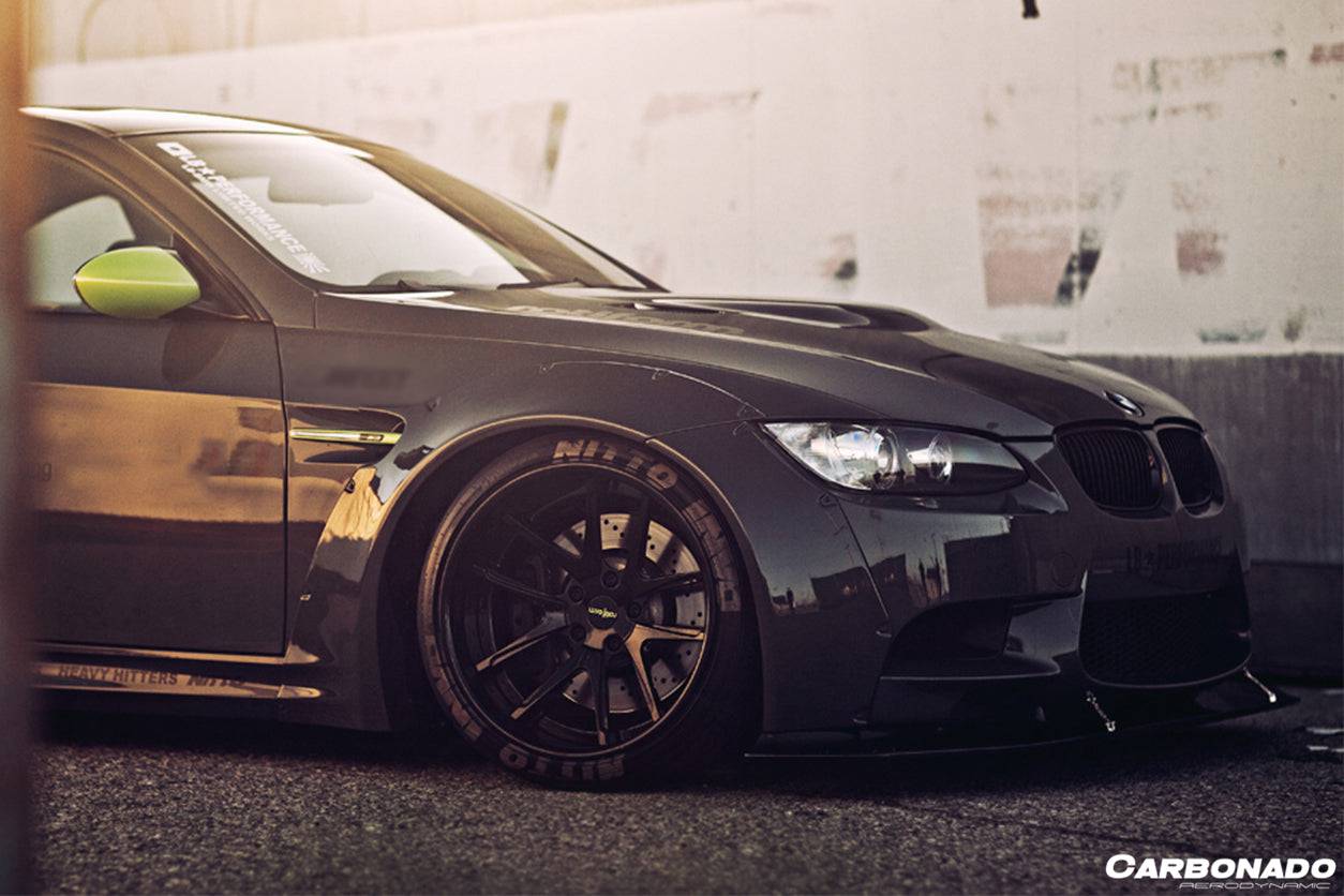 Carbonado 2008-2012 BMW M3 E92/E93 DE Style Carbon Fiber Front Lip