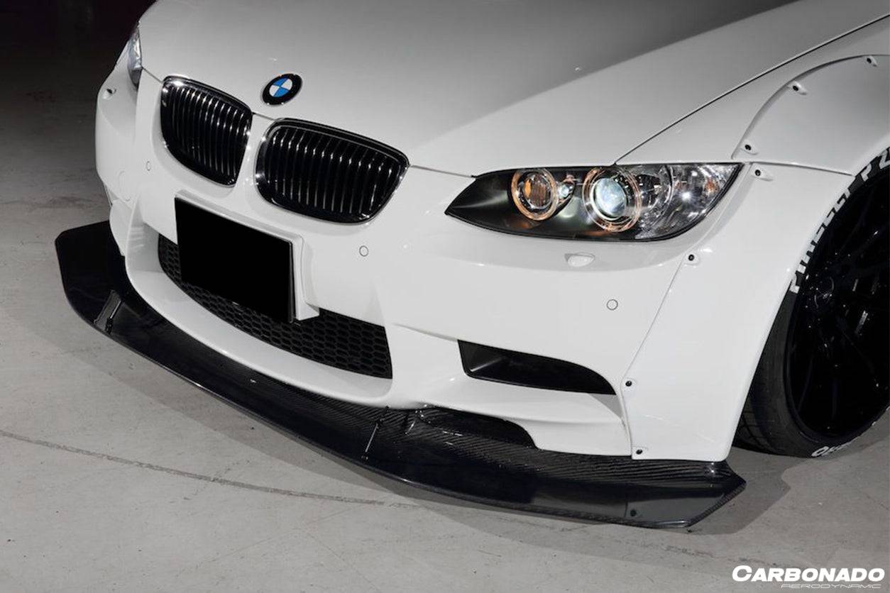 Carbonado 2008-2012 BMW M3 E92/E93 DE Style Carbon Fiber Front Lip
