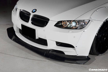 Carbonado 2008-2012 BMW M3 E92/E93 DE Style Carbon Fiber Front Lip
