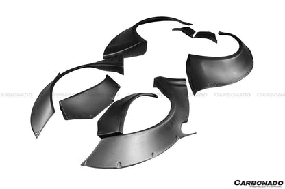 Guardabarros anchos estilo DE Carbonado para BMW M3 E92 E93 2008-2012