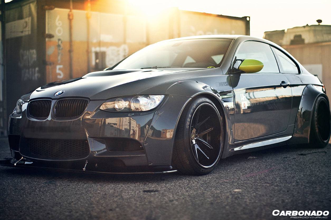 Carbonado 2008-2012 BMW M3 E92/E93 DE Style Carbon Fiber Front Lip