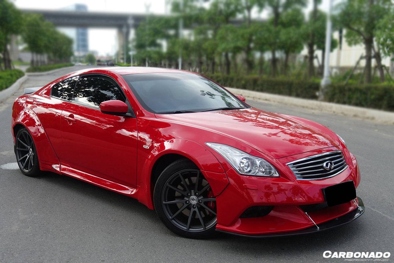 Carbonado 2008-2015 Infiniti G37S Coupe DE Style Wide Body Fender Flare
